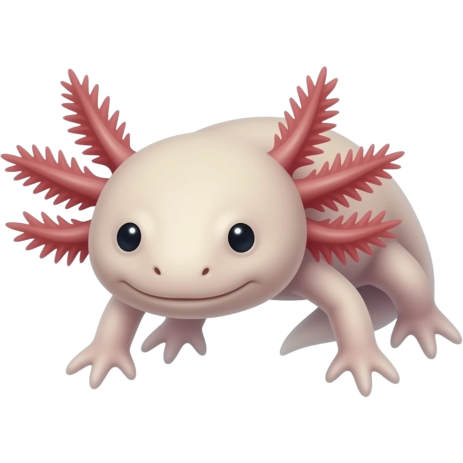 Axolotl full body emoji