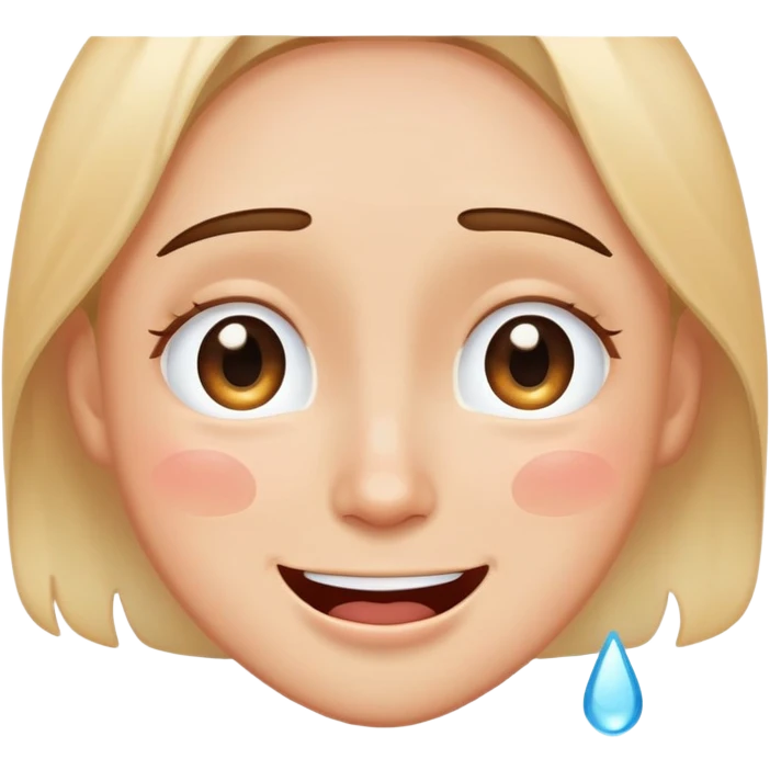 Happy tears emoji