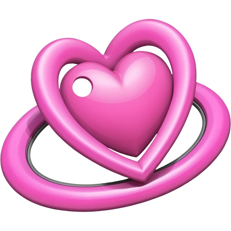 pink hearts saturn  emoji