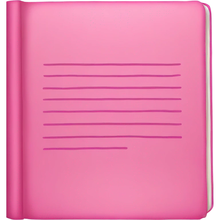 pink book emoji
