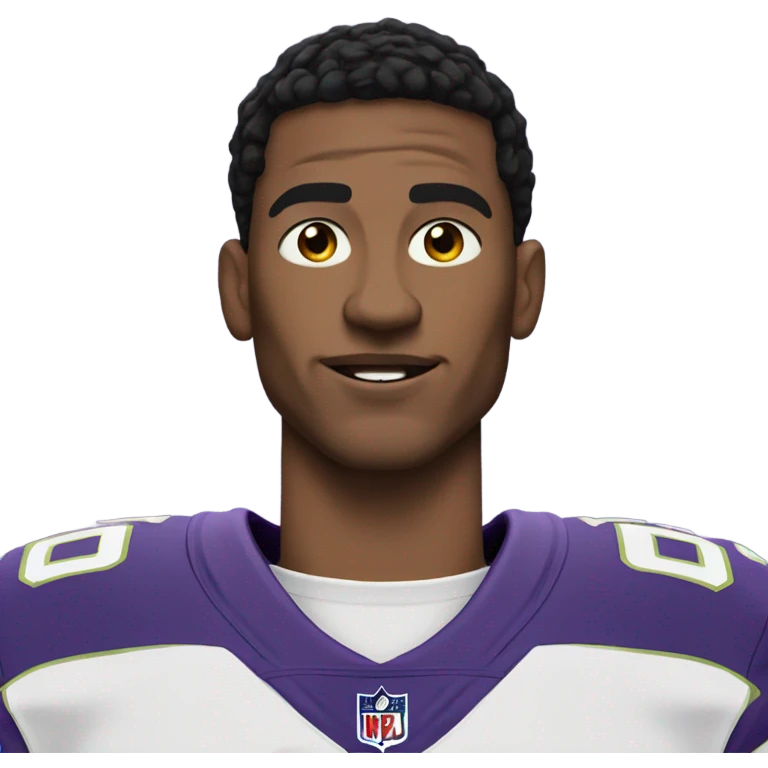 Justin Jefferson from the nfl emoji