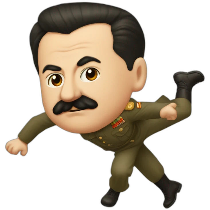 Stalin Kick Hitler to face emoji
