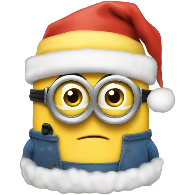 Minion Christmas emoji