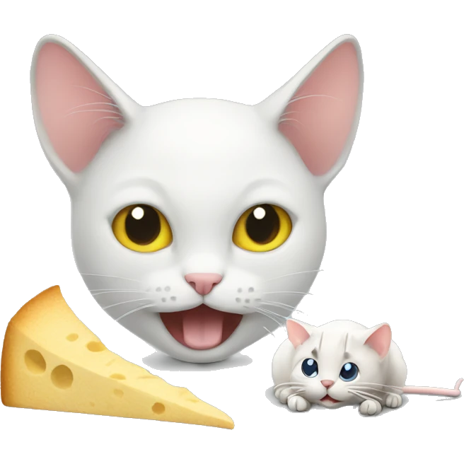 cat eat mouse  emoji