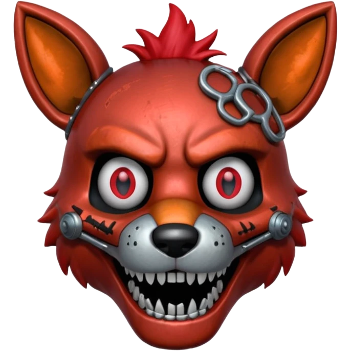 The head of Foxy of five nights at Freddy emoji