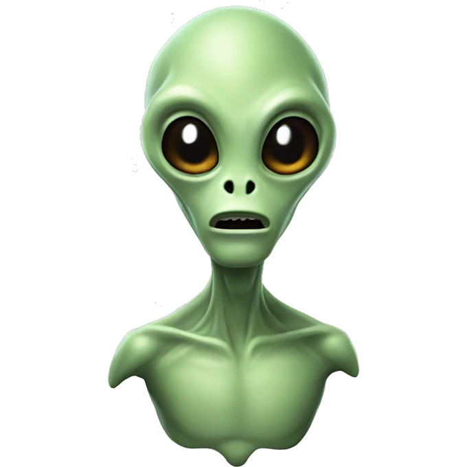 Talking Alien Head  emoji