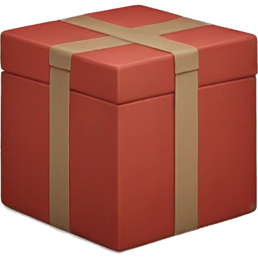 Square box with red emoji