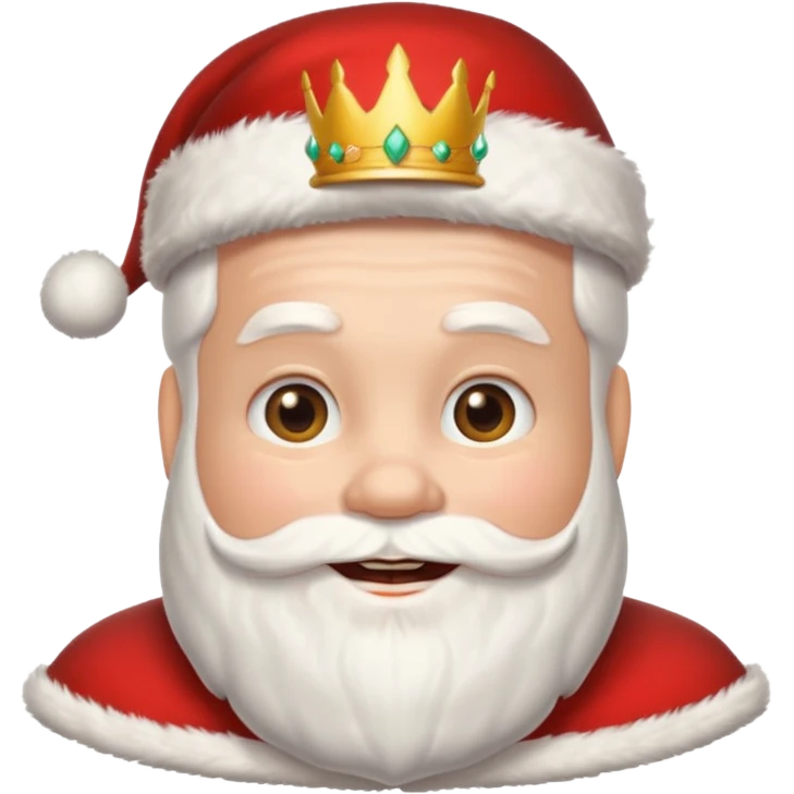 santa with crown emoji