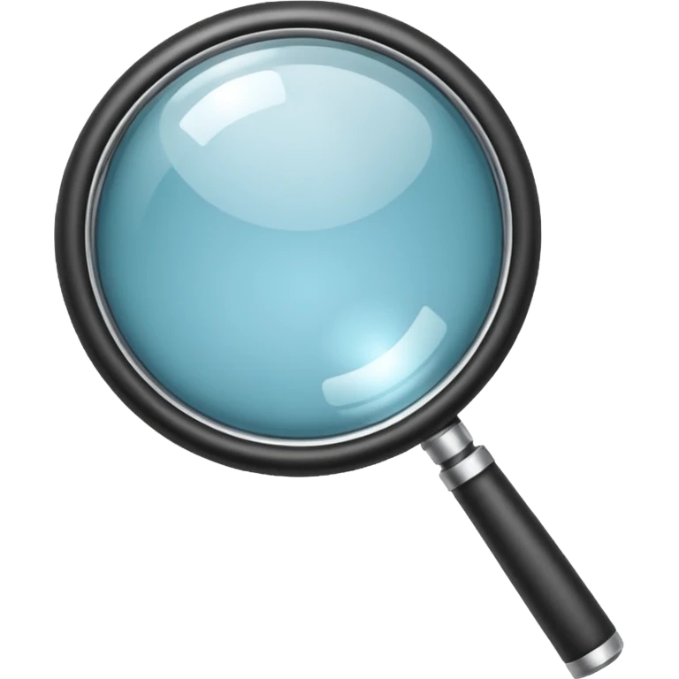 magnifying glass emoji