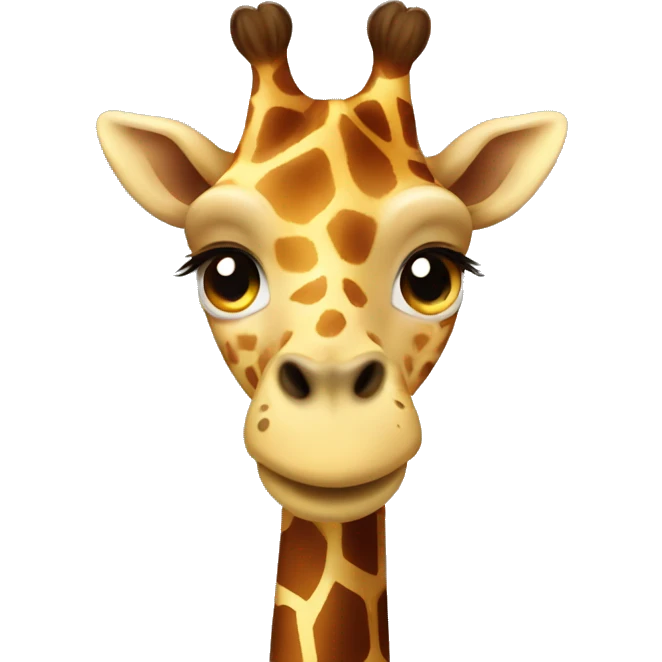 Happy giraffe  emoji