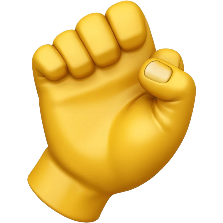 Emoji with fist in the air emoji