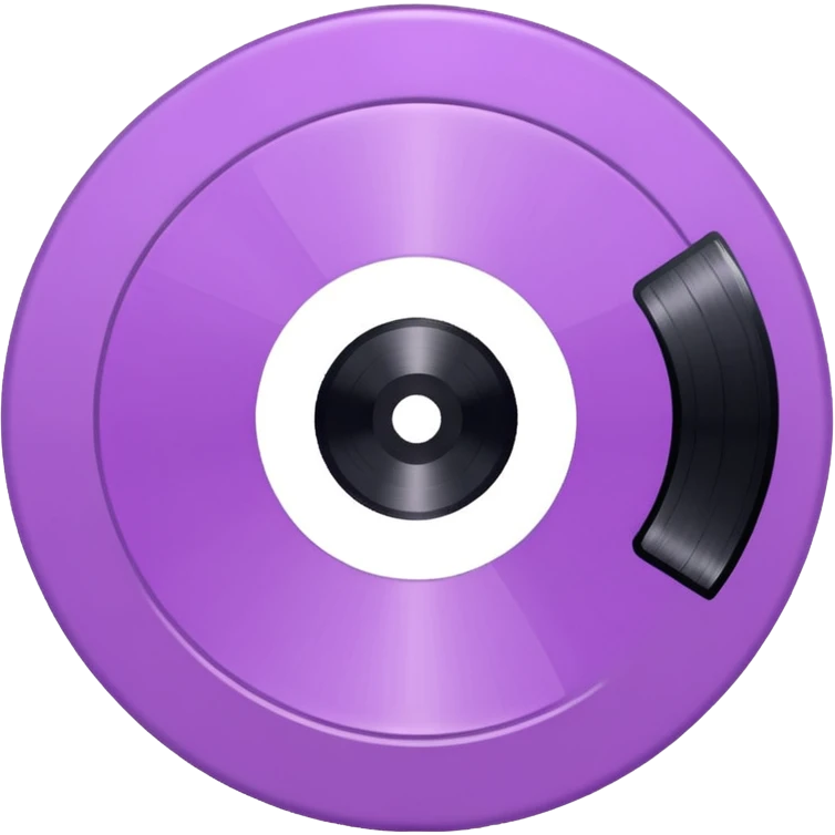 Mauve record  emoji