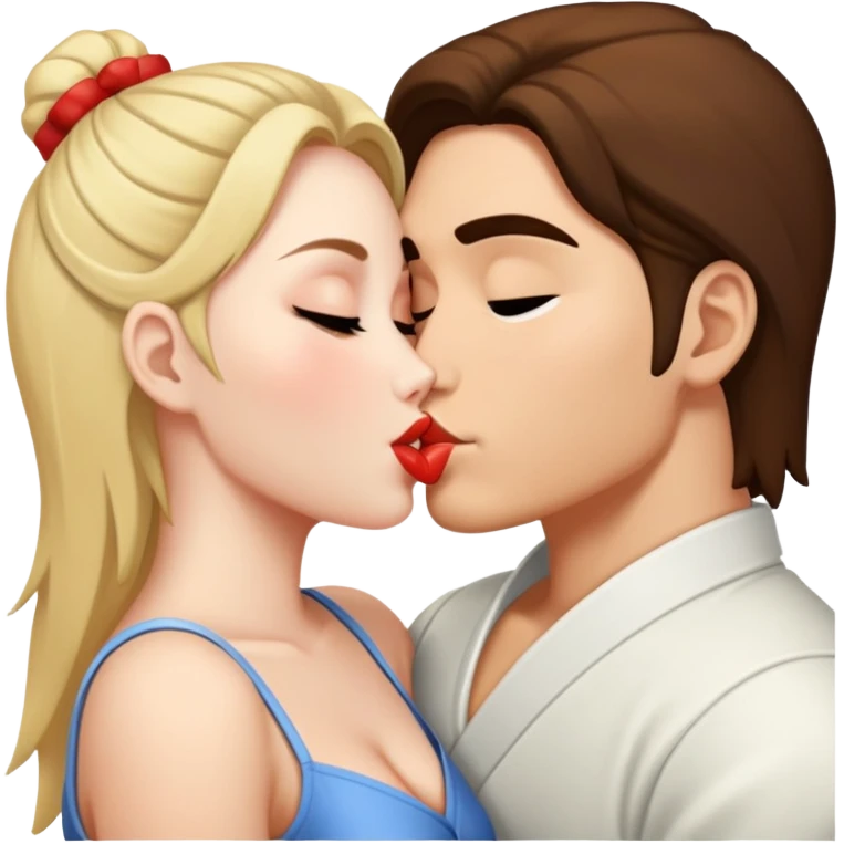 Tanzero Kamado kisses Nadzuka emoji