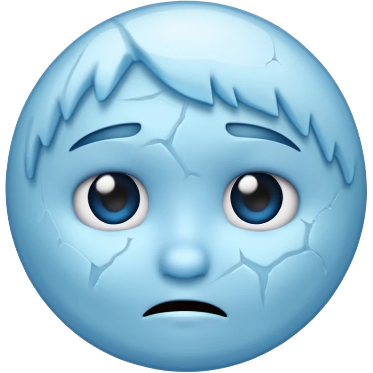  frozen distraught iOS emoji generic round emoji