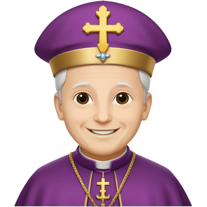 Make me a archbishop zucchheto emoji
