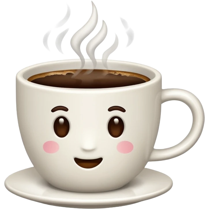 A coffee cup emoji