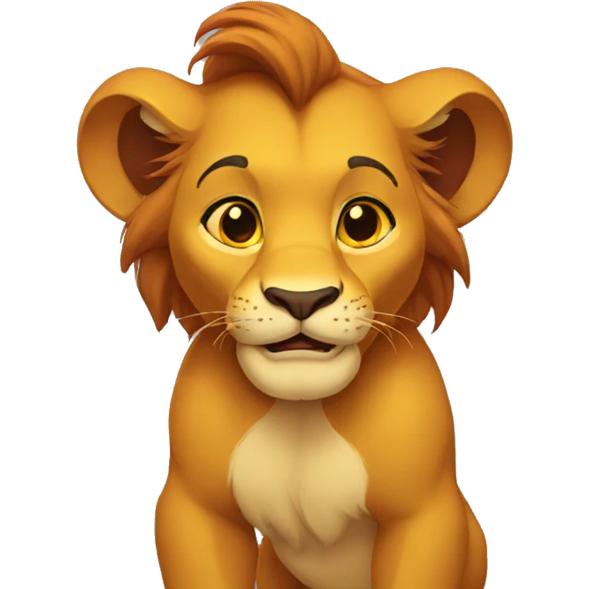 Simba emoji