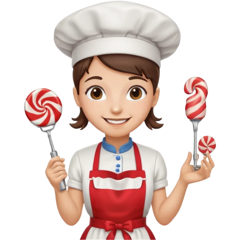 Mixer + peppermint apron, Candy Chef. emoji