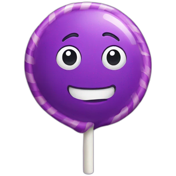 purple candy emoji
