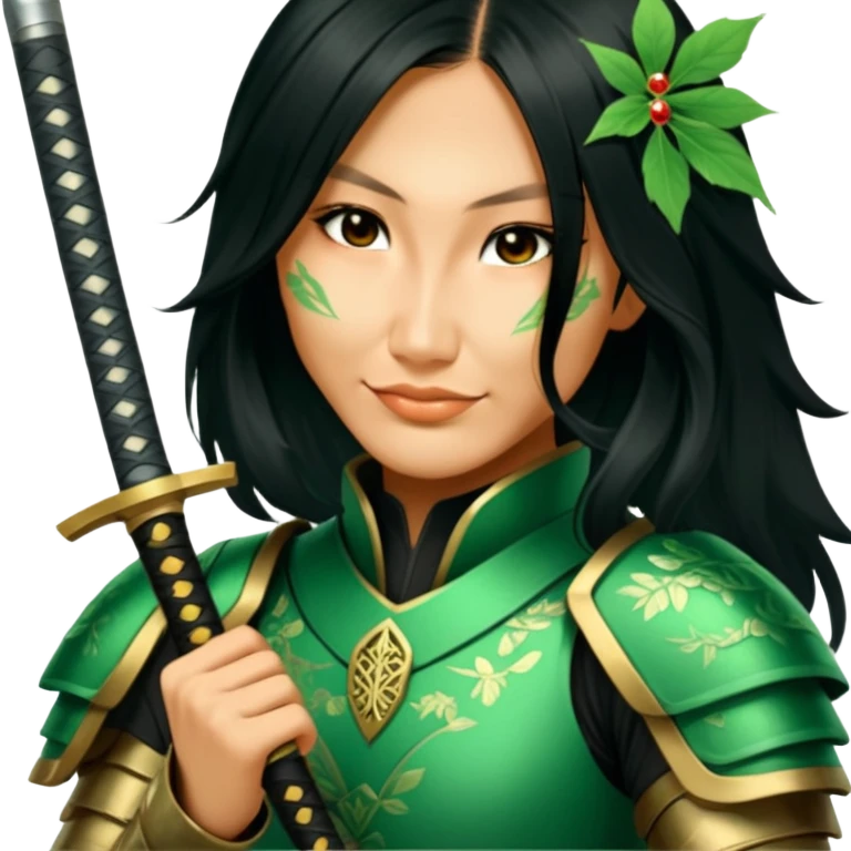 Emerald Samurai emoji