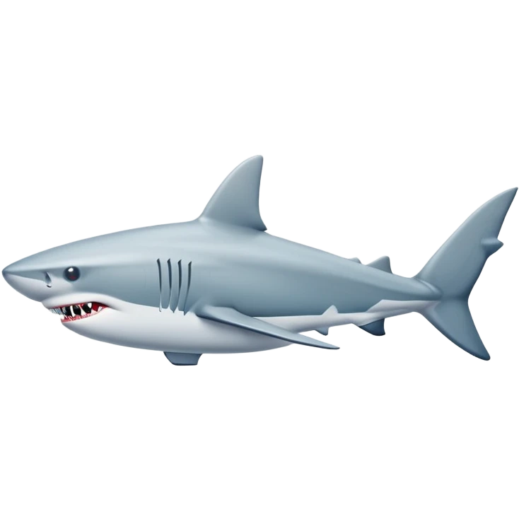 A shark wearing a nike air force one emoji