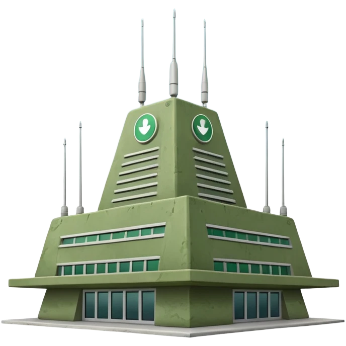 green military headquarters emoji
