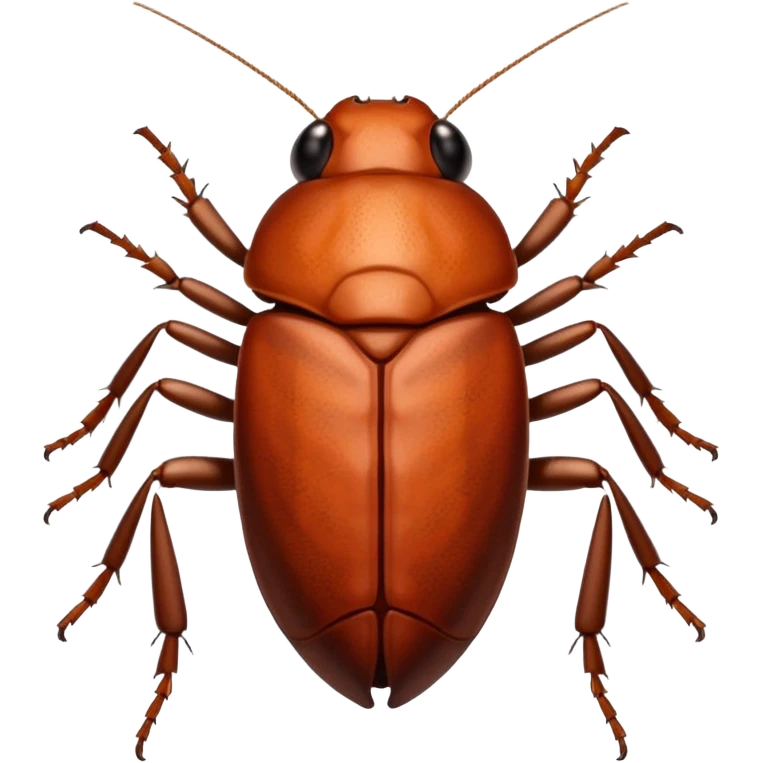 Cockroach on the face emoji