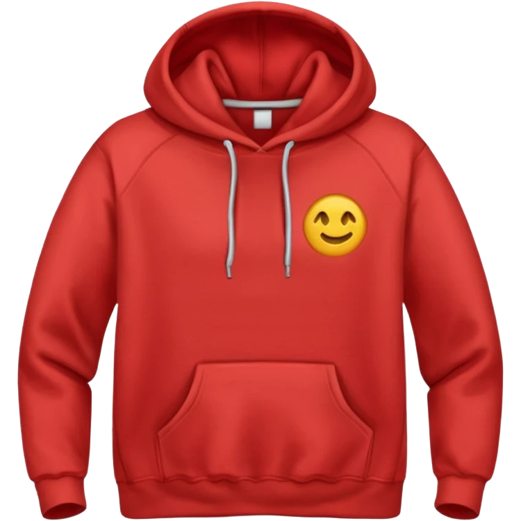 a red hoodie emoji