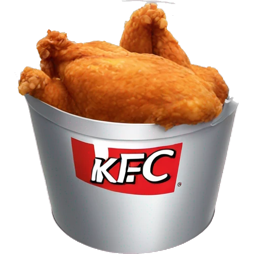 KFC bucket full of chicken emoji