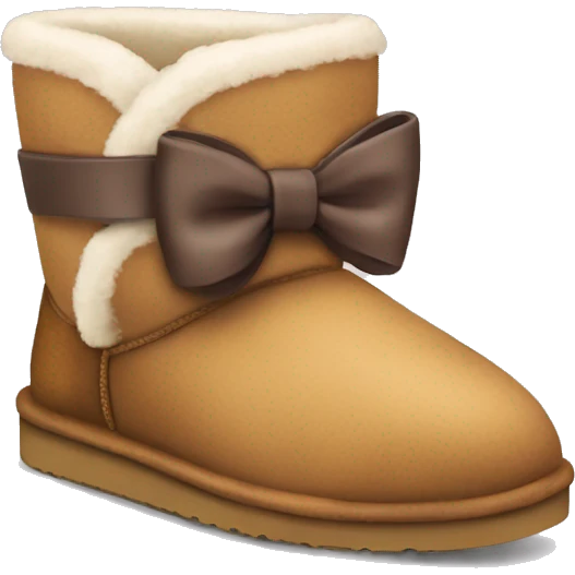 Uggs with coquette bow  emoji