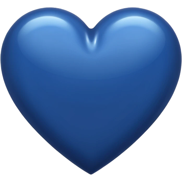 Dark blue heart  emoji