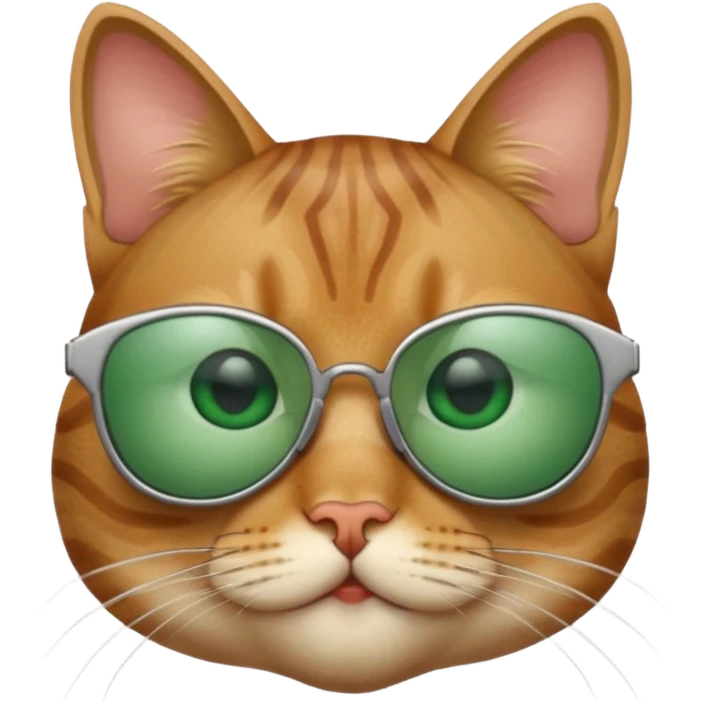 Cat wearing sunglasses emoji