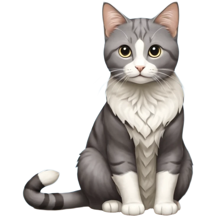 Кот в сапогах, циллиндр на голове, в руке пистолет Glock emoji