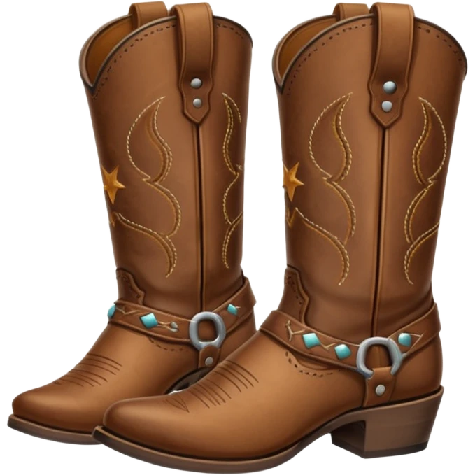 Cowboy boots emoji