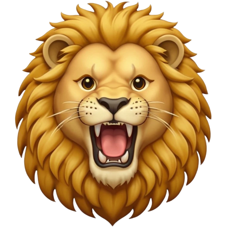 Lion roaring emoji