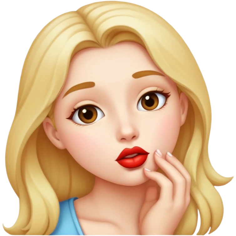 Kiss+girl emoji