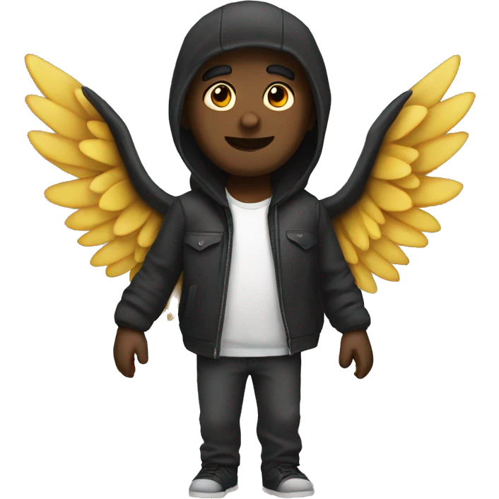Black wings emoji