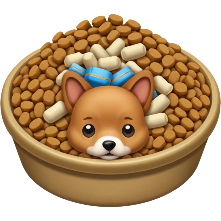 Dog food  emoji