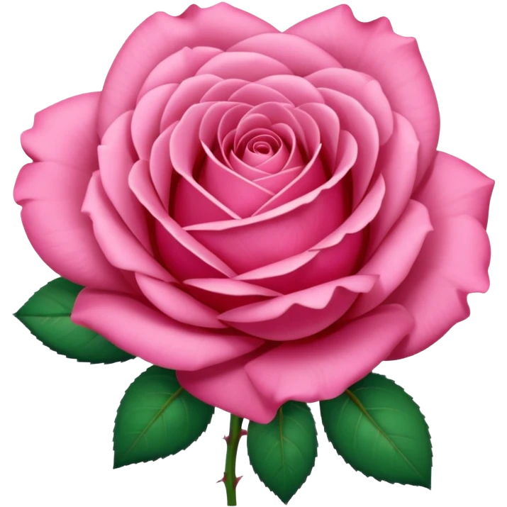 “A Polaroid photo of a pink rose  emoji