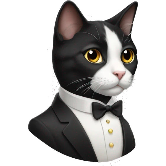 tuxedo cat emoji