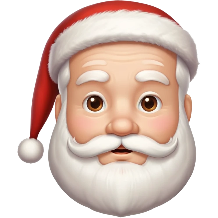 Santa Claus face emoji