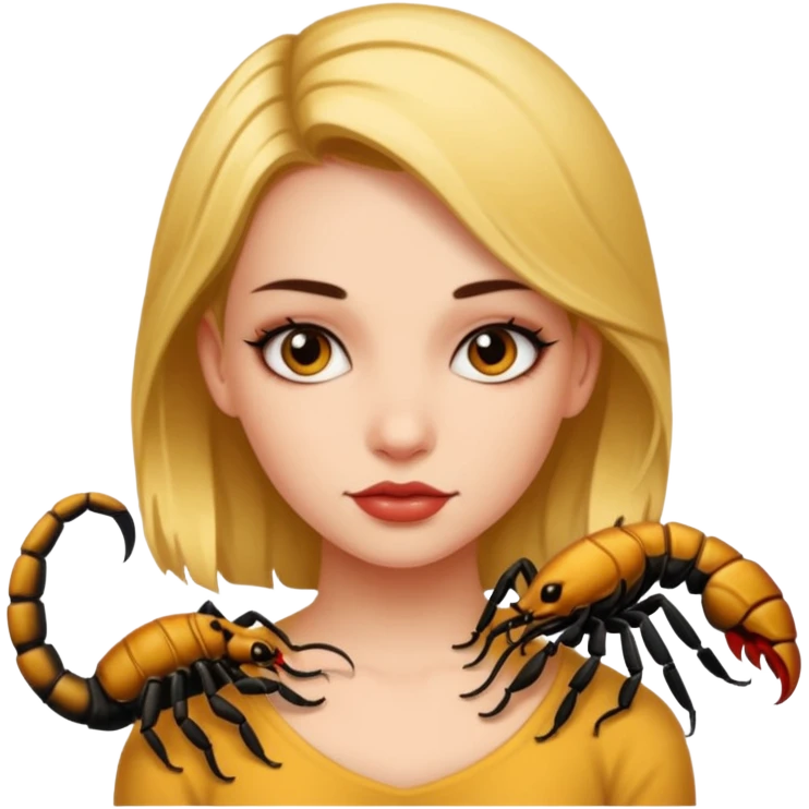 Girl with Scorpion Tattoo emoji