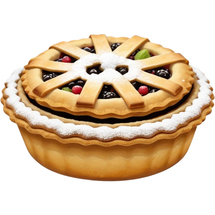 Christmas mince pie emoji