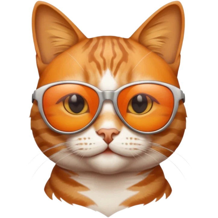 Cat wearing sunglasses emoji