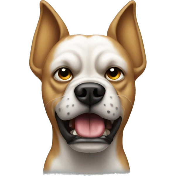 Angry dripped out dog emoji
