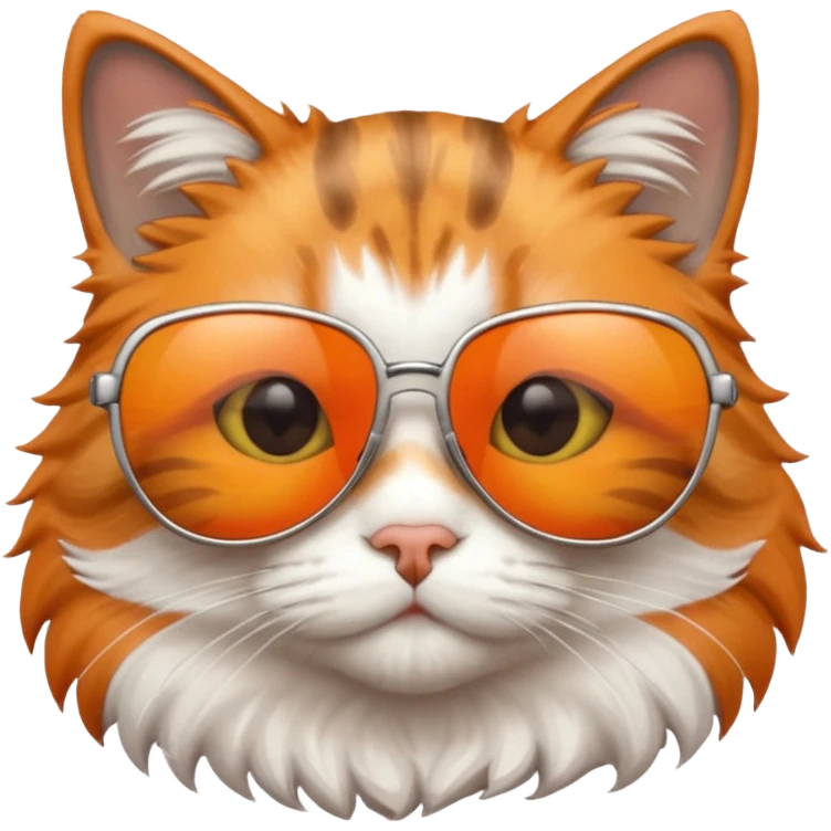 Cat wearing sunglasses emoji