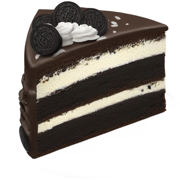 Oreo cake slice emoji