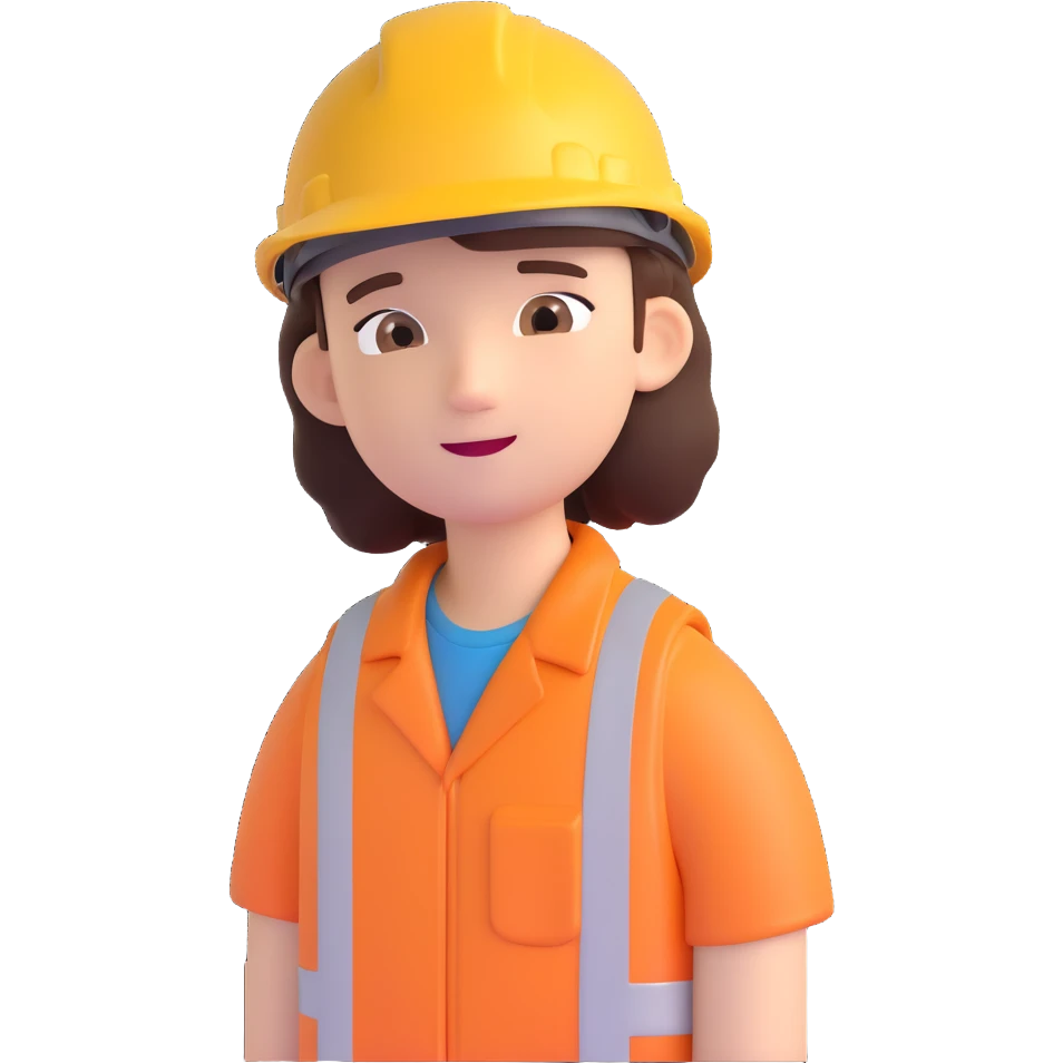 student in construction helmet emoji