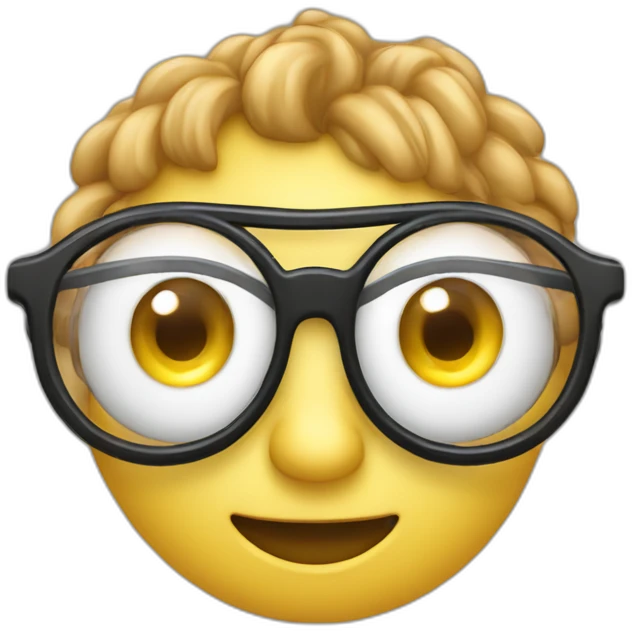 Remote control and eye glasses emoji