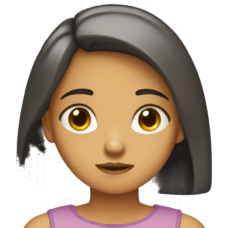 Girl is sad emoji